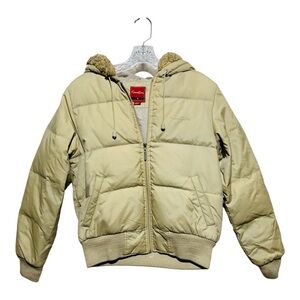 Womens Vintage South Pole Hooded Puffer Jacket Size Small